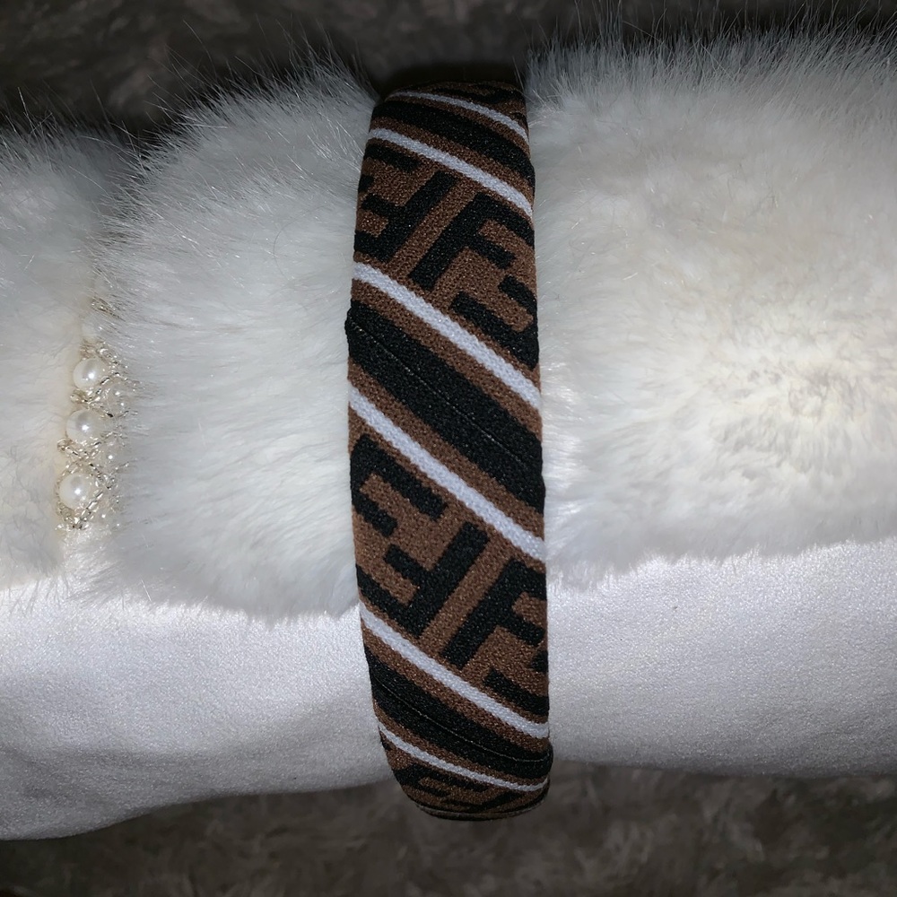 Fendi FF brown/black headband